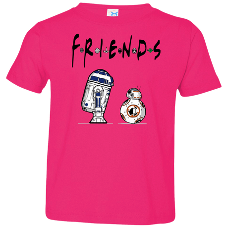 T-Shirts Hot Pink / 2T Droid Friends Toddler Premium T-Shirt
