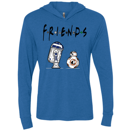 T-Shirts Vintage Royal / X-Small Droid Friends Triblend Long Sleeve Hoodie Tee