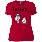 T-Shirts Red / X-Small Droid Friends Women's Premium T-Shirt