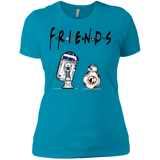 T-Shirts Turquoise / X-Small Droid Friends Women's Premium T-Shirt