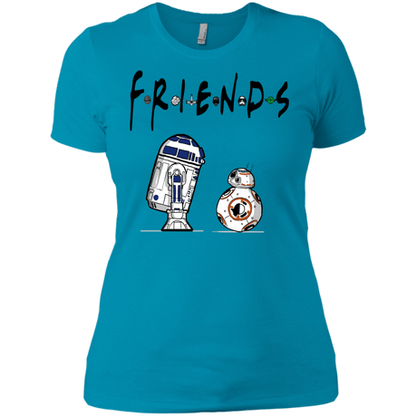 T-Shirts Turquoise / X-Small Droid Friends Women's Premium T-Shirt