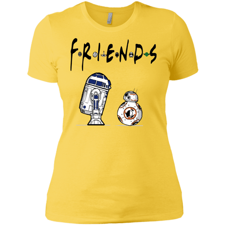 T-Shirts Vibrant Yellow / X-Small Droid Friends Women's Premium T-Shirt