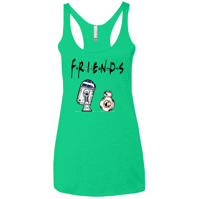 T-Shirts Envy / X-Small Droid Friends Women's Triblend Racerback Tank