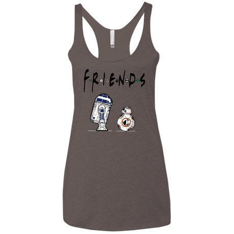 T-Shirts Macchiato / X-Small Droid Friends Women's Triblend Racerback Tank