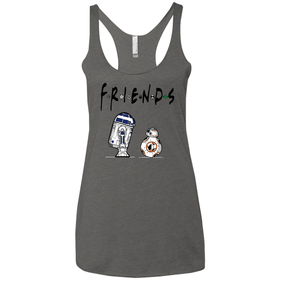 T-Shirts Premium Heather / X-Small Droid Friends Women's Triblend Racerback Tank