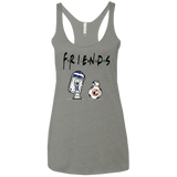 T-Shirts Venetian Grey / X-Small Droid Friends Women's Triblend Racerback Tank