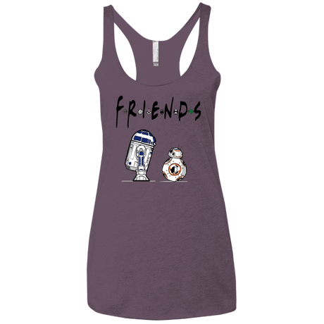 T-Shirts Vintage Purple / X-Small Droid Friends Women's Triblend Racerback Tank