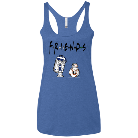 T-Shirts Vintage Royal / X-Small Droid Friends Women's Triblend Racerback Tank