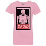 T-Shirts Light Pink / YXS Droid Girls Premium T-Shirt
