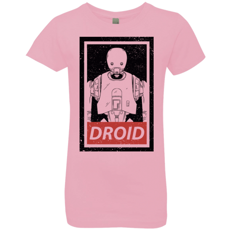 T-Shirts Light Pink / YXS Droid Girls Premium T-Shirt