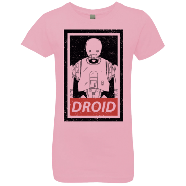 T-Shirts Light Pink / YXS Droid Girls Premium T-Shirt
