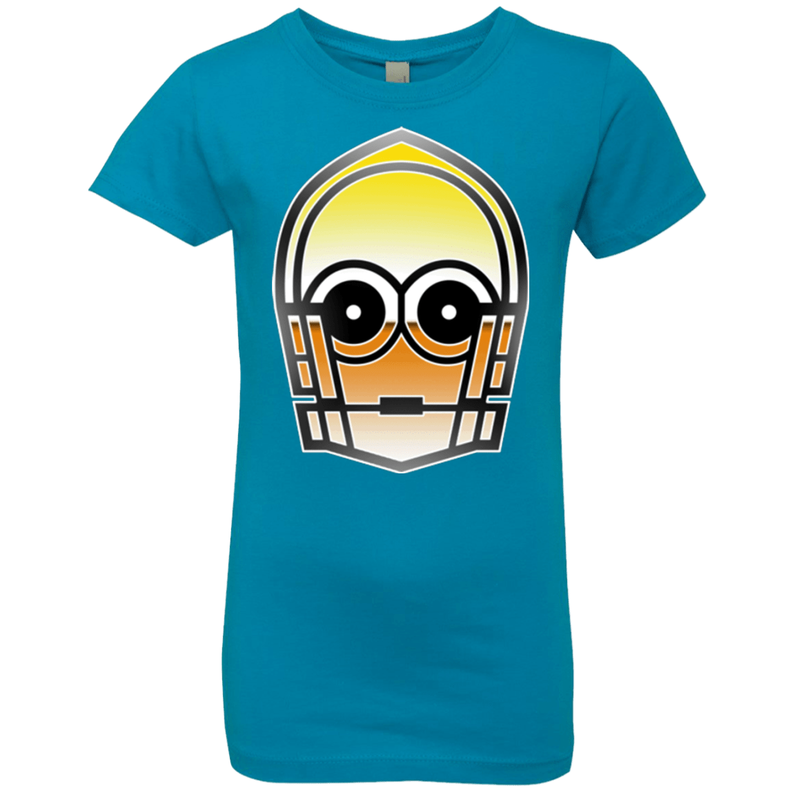 T-Shirts Turquoise / YXS Droid Girls Premium T-Shirt