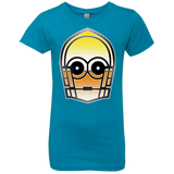 T-Shirts Turquoise / YXS Droid Girls Premium T-Shirt