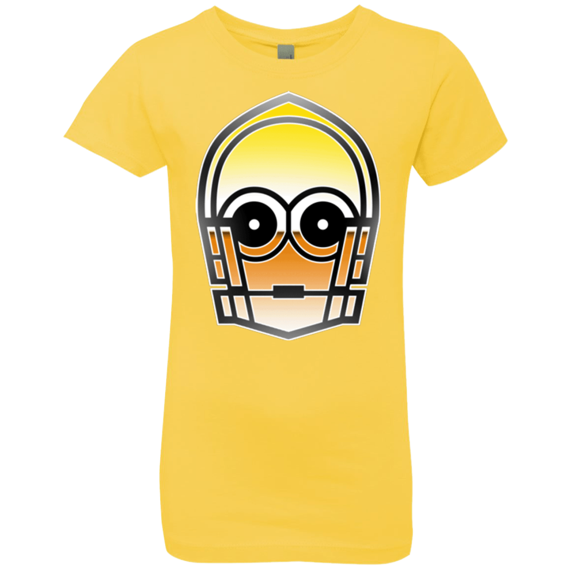 T-Shirts Vibrant Yellow / YXS Droid Girls Premium T-Shirt