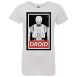 T-Shirts White / YXS Droid Girls Premium T-Shirt
