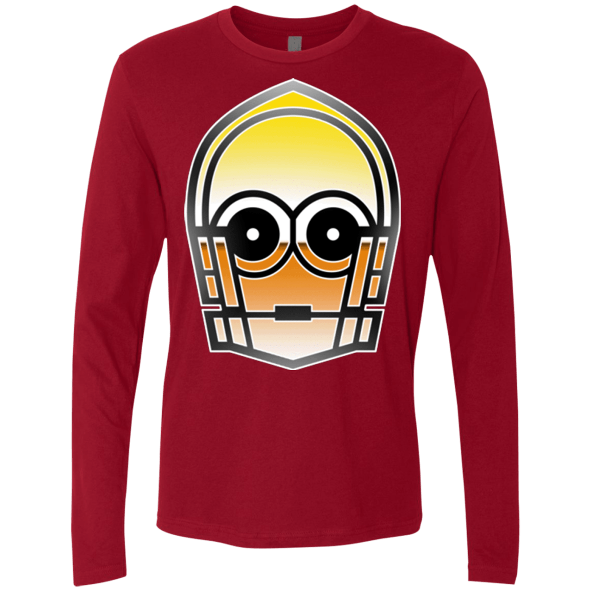 T-Shirts Cardinal / Small Droid Men's Premium Long Sleeve