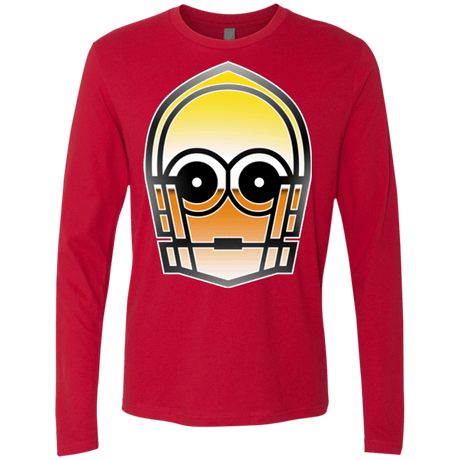 T-Shirts Red / Small Droid Men's Premium Long Sleeve