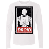 T-Shirts White / Small Droid Men's Premium Long Sleeve