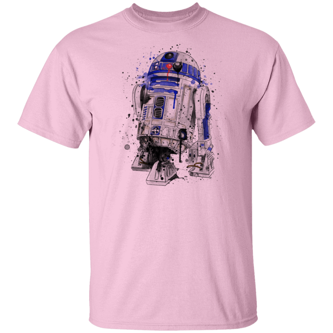 T-Shirts Light Pink / S Droid Watercolor T-Shirt