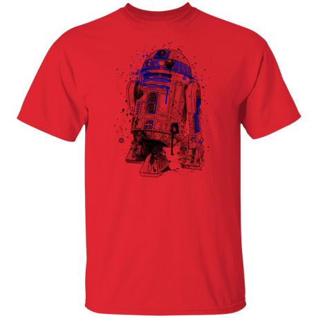 T-Shirts Red / S Droid Watercolor T-Shirt