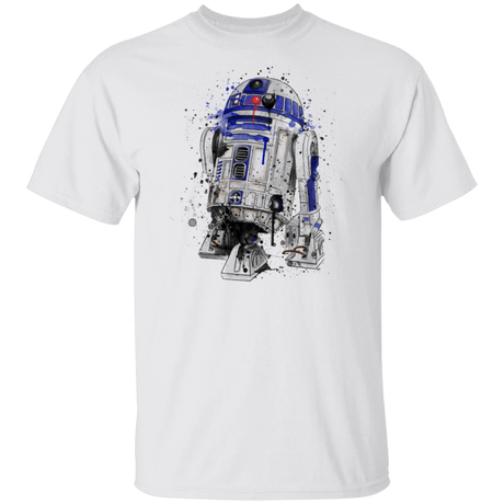 T-Shirts White / S Droid Watercolor T-Shirt