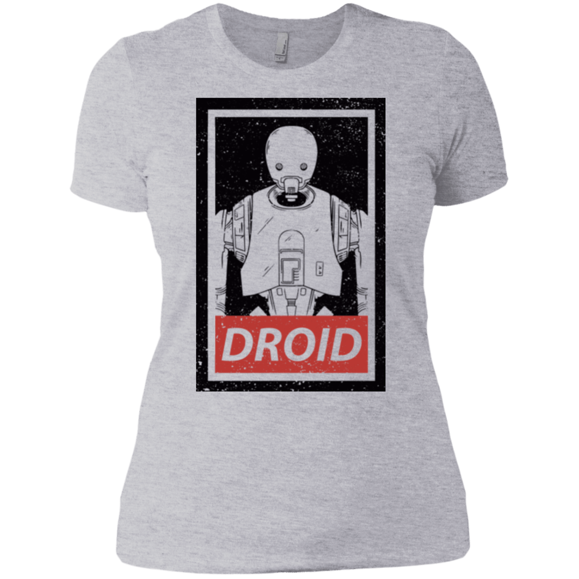 T-Shirts Heather Grey / X-Small Droid Women's Premium T-Shirt