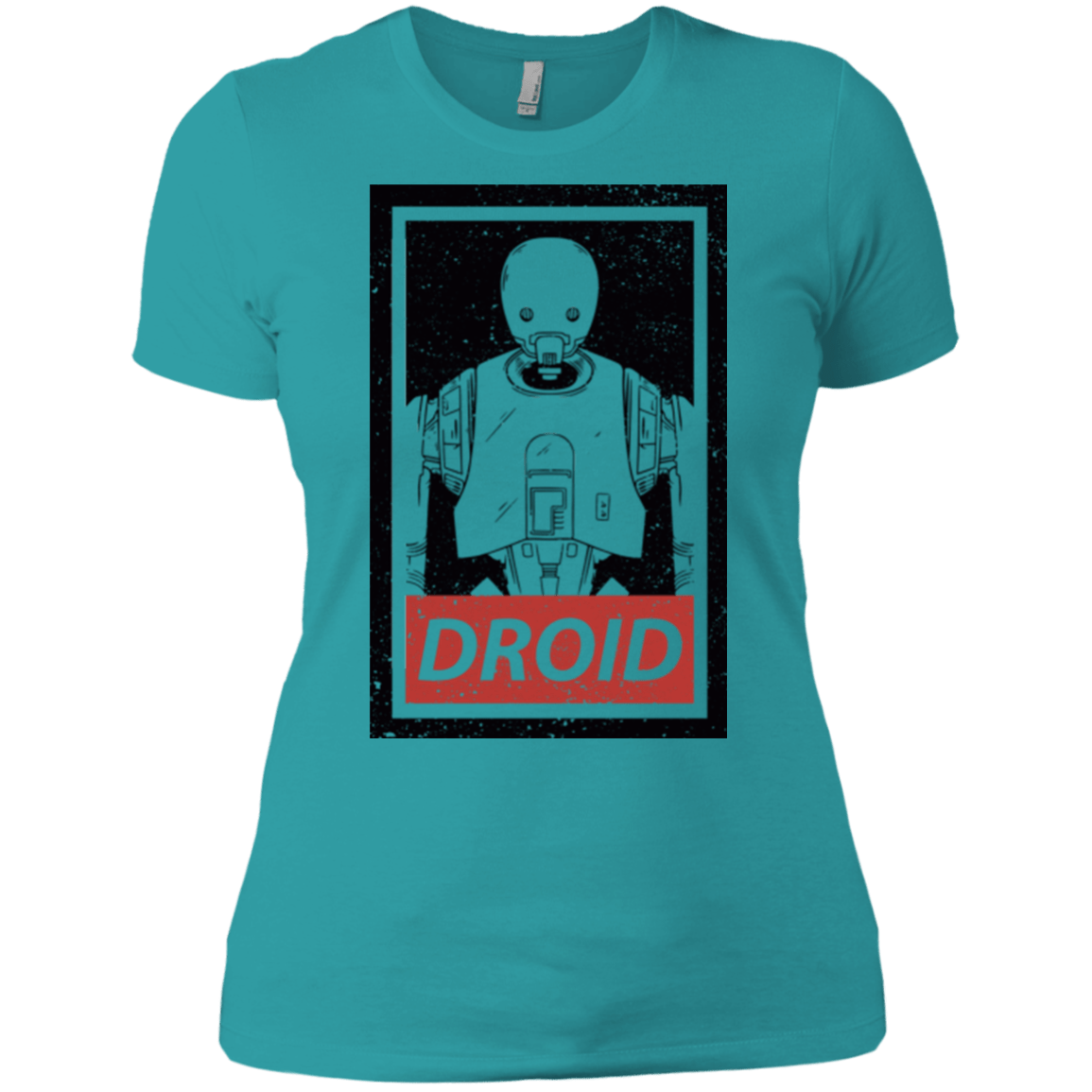 T-Shirts Tahiti Blue / X-Small Droid Women's Premium T-Shirt