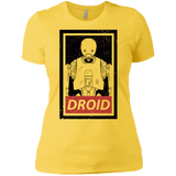 T-Shirts Vibrant Yellow / X-Small Droid Women's Premium T-Shirt