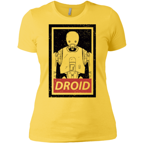 T-Shirts Vibrant Yellow / X-Small Droid Women's Premium T-Shirt