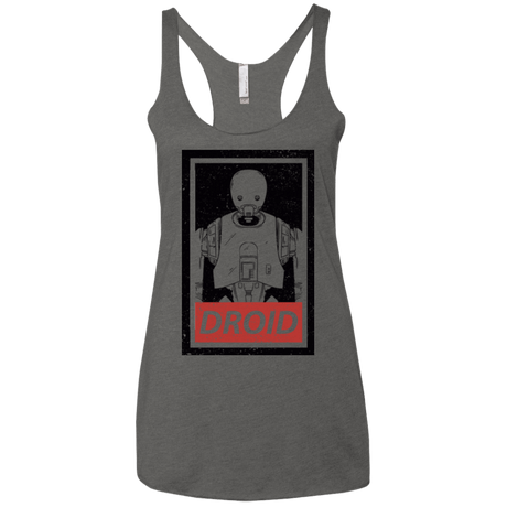 T-Shirts Premium Heather / X-Small Droid Women's Triblend Racerback Tank