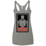 T-Shirts Venetian Grey / X-Small Droid Women's Triblend Racerback Tank