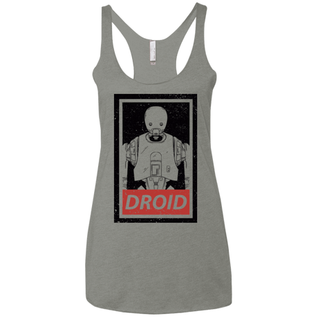 T-Shirts Venetian Grey / X-Small Droid Women's Triblend Racerback Tank