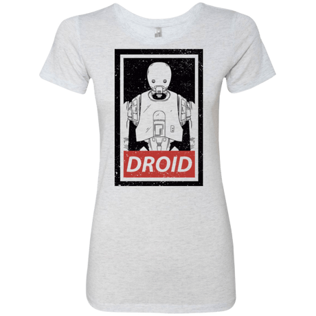 T-Shirts Heather White / Small Droid Women's Triblend T-Shirt