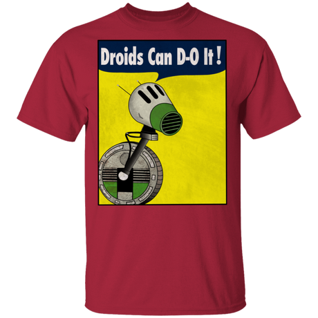 T-Shirts Cardinal / S Droids Can D-O It T-Shirt