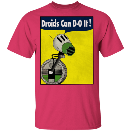T-Shirts Heliconia / S Droids Can D-O It T-Shirt
