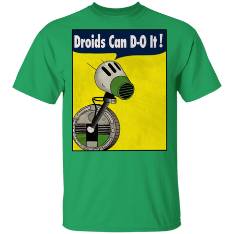 T-Shirts Irish Green / S Droids Can D-O It T-Shirt