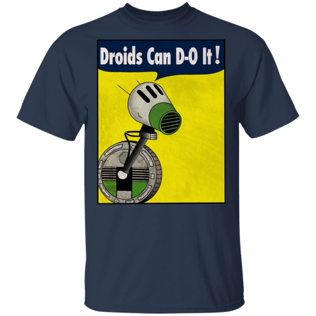 T-Shirts Navy / S Droids Can D-O It T-Shirt