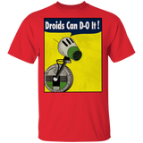 T-Shirts Red / S Droids Can D-O It T-Shirt