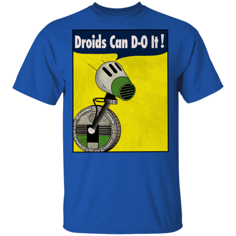 T-Shirts Royal / S Droids Can D-O It T-Shirt