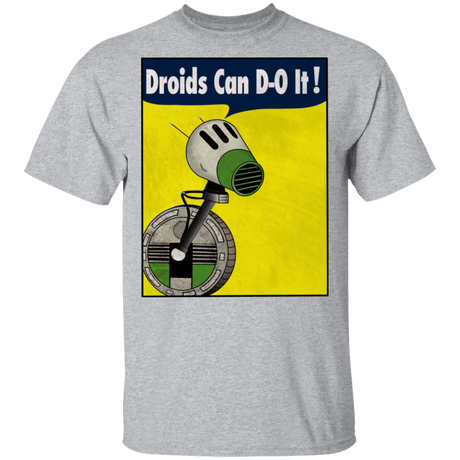 T-Shirts Sport Grey / S Droids Can D-O It T-Shirt