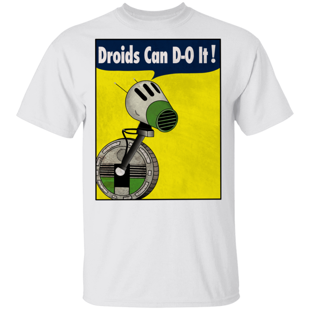 T-Shirts White / S Droids Can D-O It T-Shirt