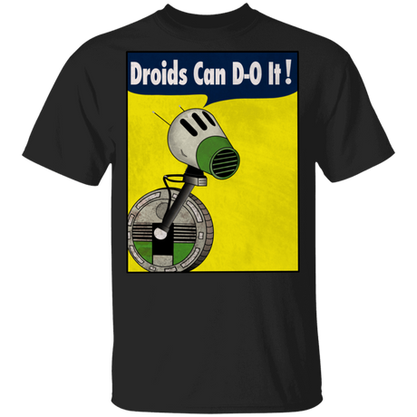 T-Shirts Black / YXS Droids Can D-O It Youth T-Shirt