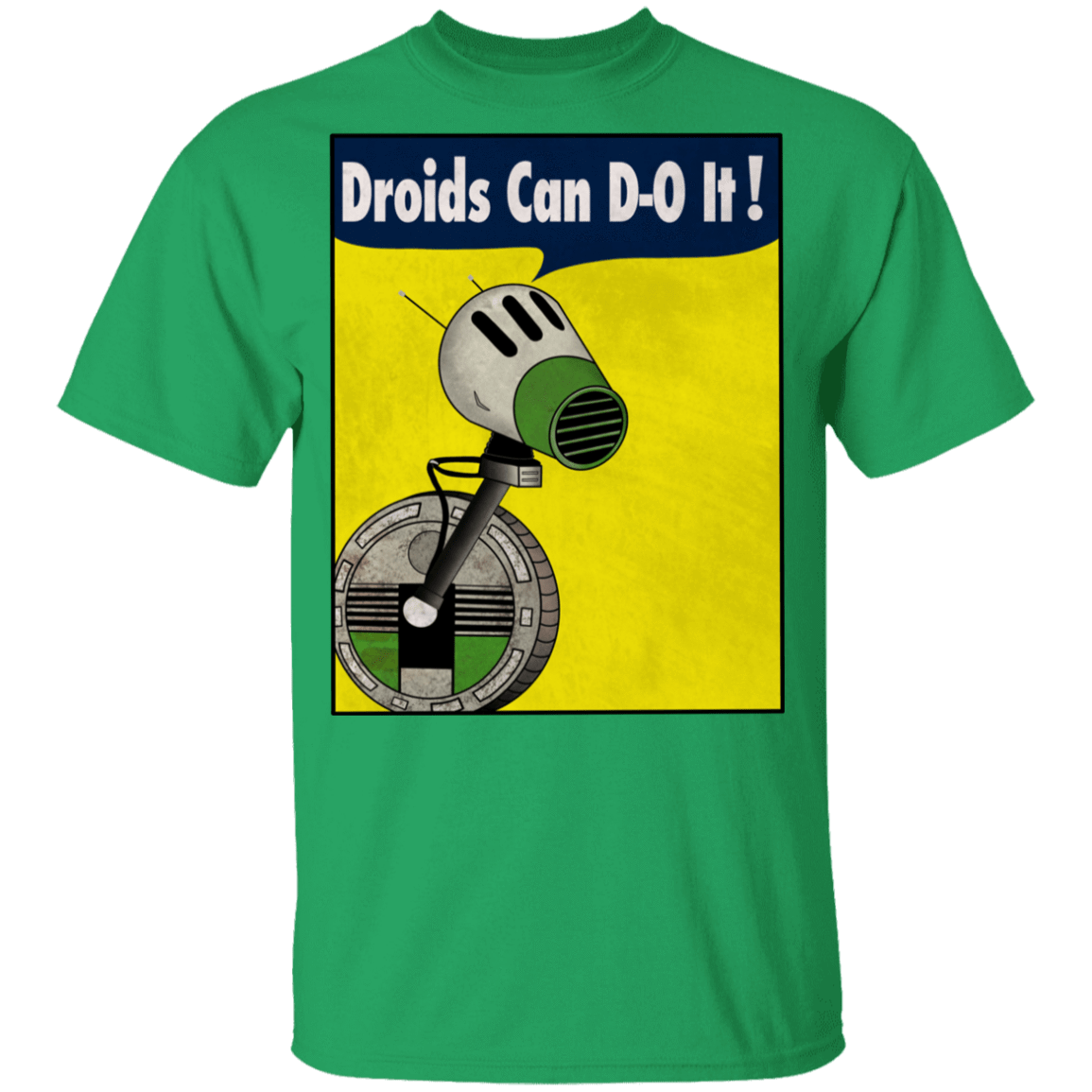 T-Shirts Irish Green / YXS Droids Can D-O It Youth T-Shirt