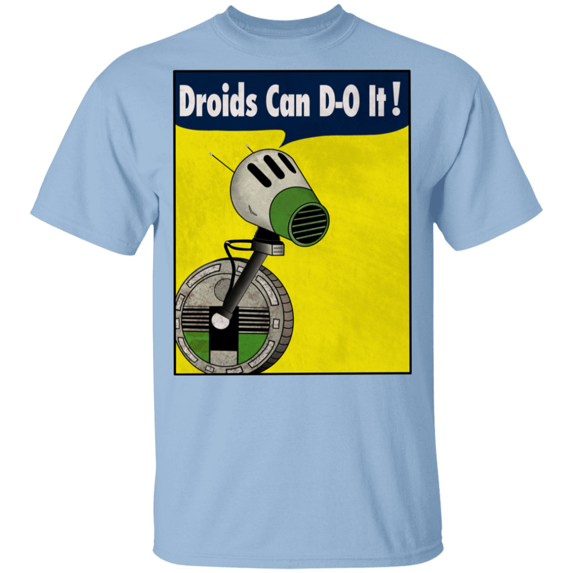 T-Shirts Light Blue / YXS Droids Can D-O It Youth T-Shirt