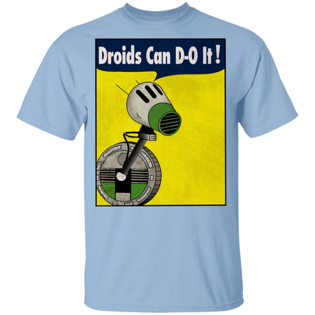 T-Shirts Light Blue / YXS Droids Can D-O It Youth T-Shirt