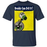 T-Shirts Navy / YXS Droids Can D-O It Youth T-Shirt