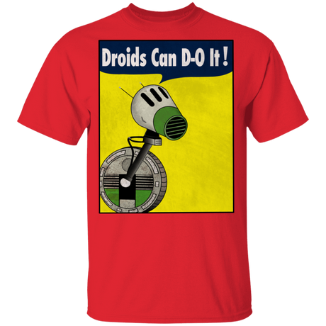 T-Shirts Red / YXS Droids Can D-O It Youth T-Shirt