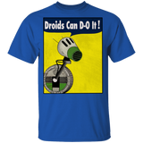 T-Shirts Royal / YXS Droids Can D-O It Youth T-Shirt