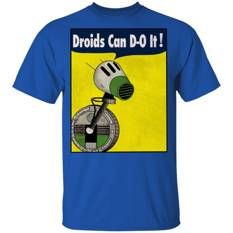 T-Shirts Royal / YXS Droids Can D-O It Youth T-Shirt