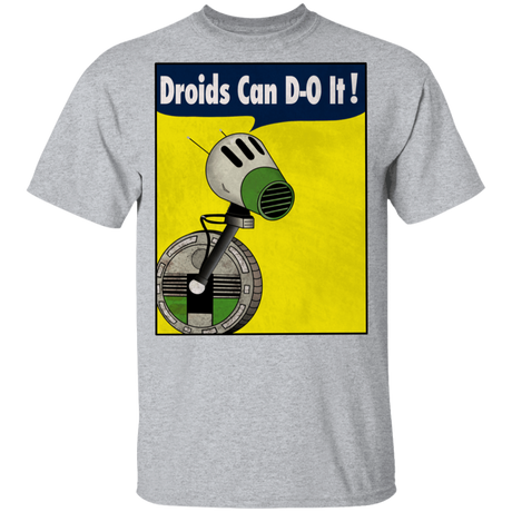 T-Shirts Sport Grey / YXS Droids Can D-O It Youth T-Shirt
